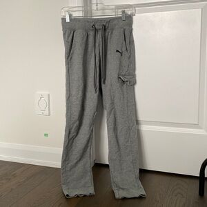 Puma grey joggers size small